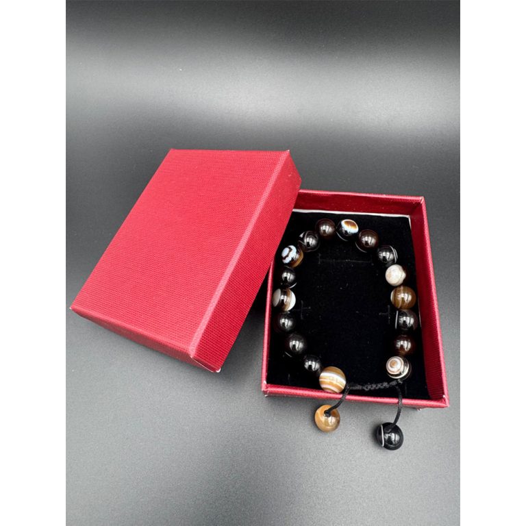 دستبند سنگ عقیق سلیمانی اصل