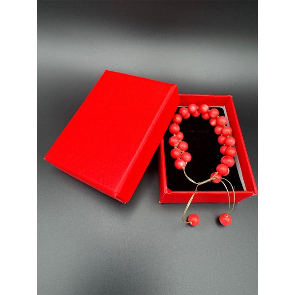 دستبند سنگ مرجان اصل