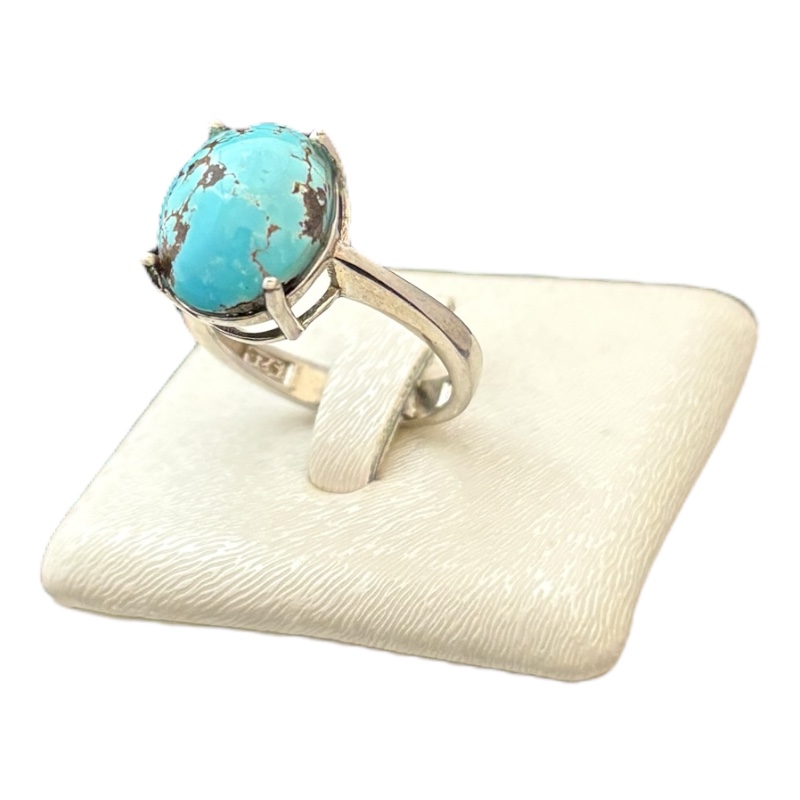 انگشتر زنانه فيروزه نيشابور اصل چهار چنگ