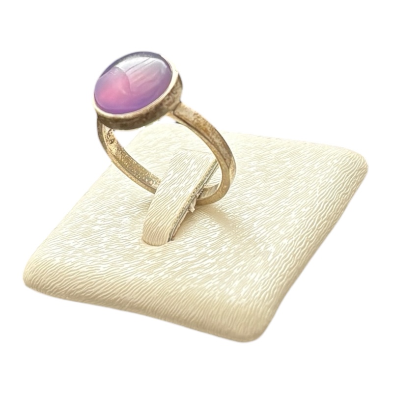 انگشتر سنگ عقیق یمن سوسنی اصل خطی