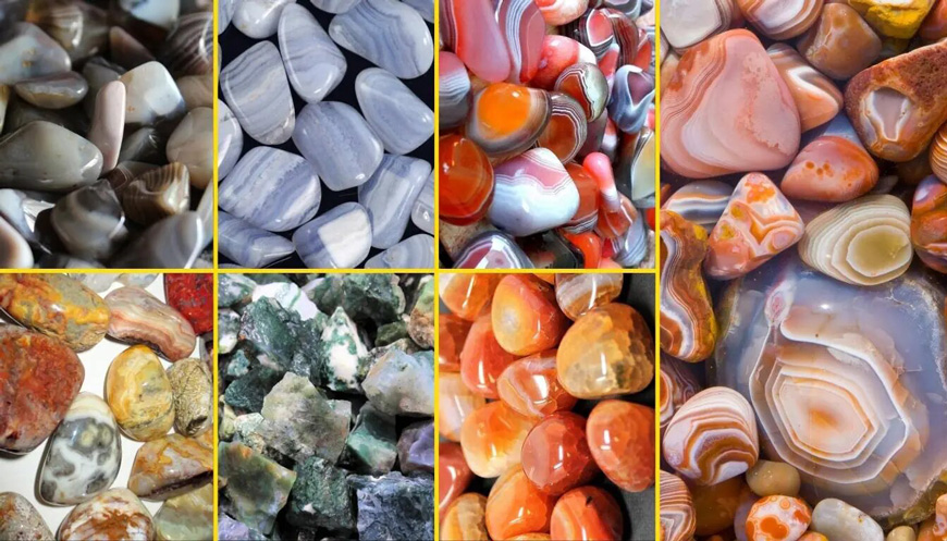 انواع سنگ عقیق و خواص آنها