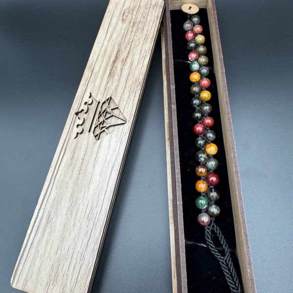 دستبند کوارتز فانتوم (دُرّ دریایی)