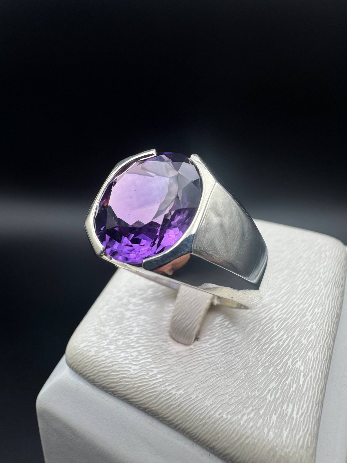 انگشتر اسپرت آمیتیست اصل انگشتر اسپرت آمیتیست اصل