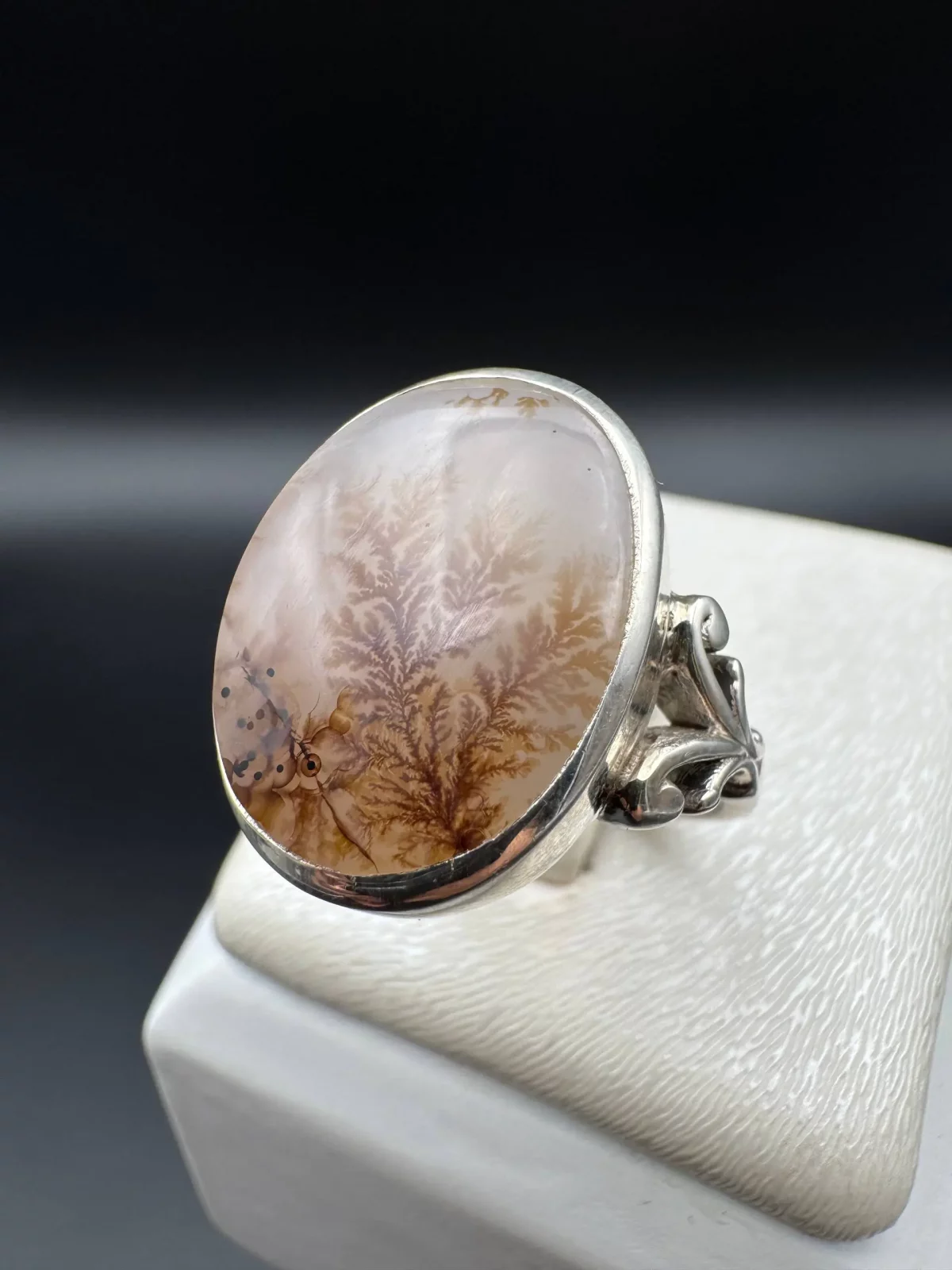 انگشتر مردانه عقیق شجر اصل انگشتر مردانه عقیق شجر اصل