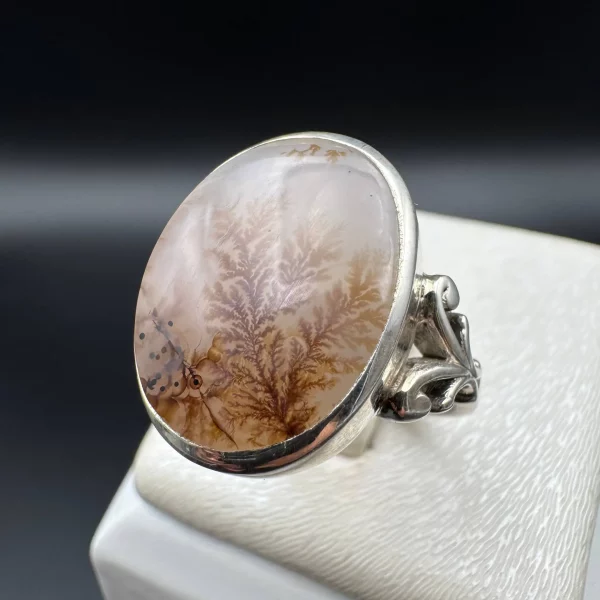 انگشتر مردانه عقیق شجر اصل